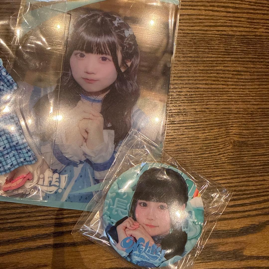 iLiFE! 虹羽みに アクキー 缶バッジ クリアカード アクリルお守り　セット