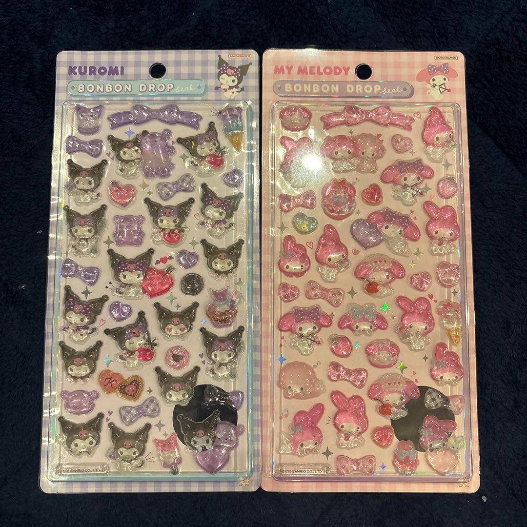 【正規品】【店頭購入】サンリオ ボンボンドロップシール 第二弾 8枚セット