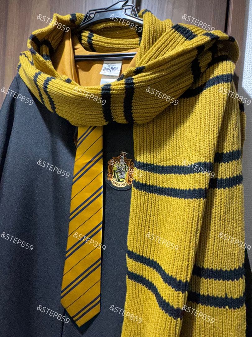 ハッフルパフ ハリーポッター Lサイズ ローブ ネクタイ マフラー