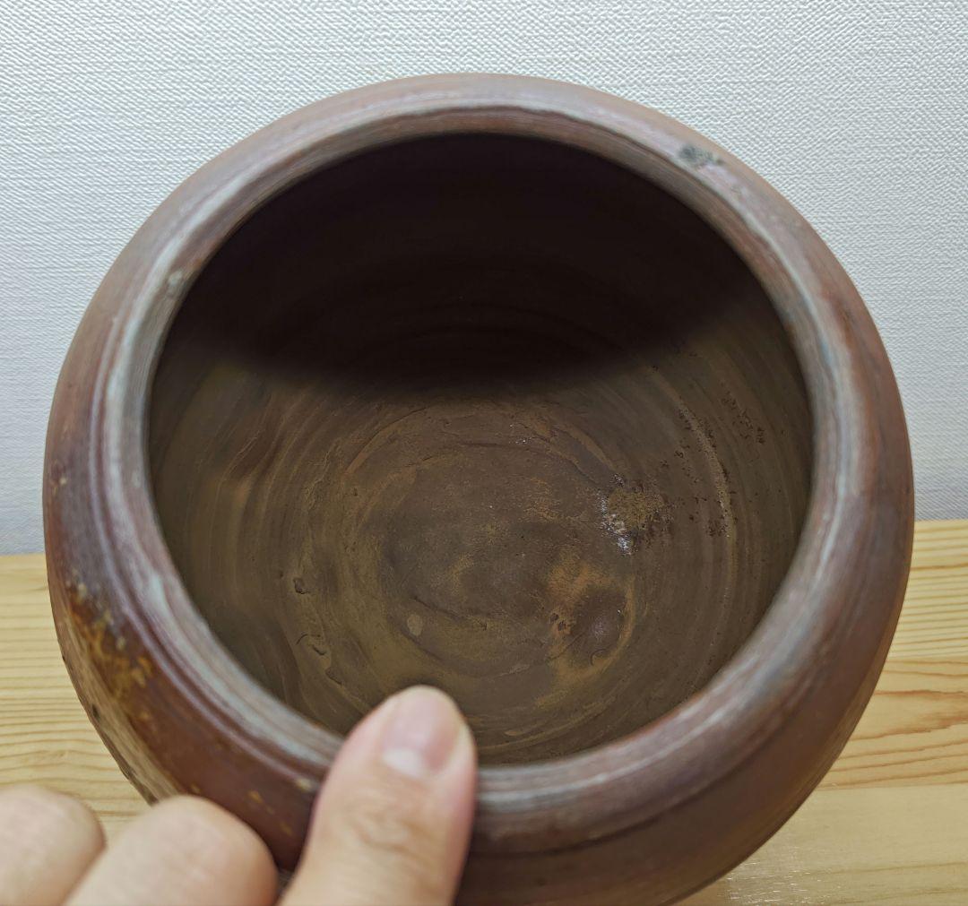 送料込【逢絢亭】茶道具 水壺 水指 常滑焼 芋頭水壺 宗偏流書付 作家物 共箱入