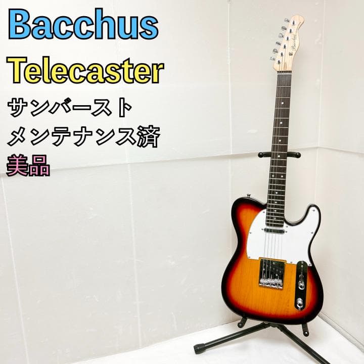 美品 Bacchus バッカス Telecaster テレキャスター ブラウン