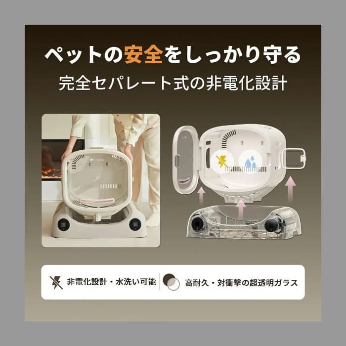 Pety SMILE ペットドライヤーボックス 底部ファン式 80L