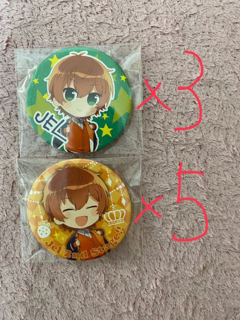 すとぷり　ジェル　缶バッジ