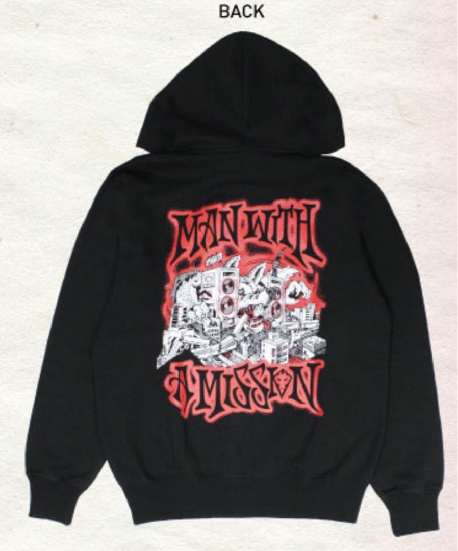 MAN WITH A MISSION HAKAIパーカー　Mサイズ