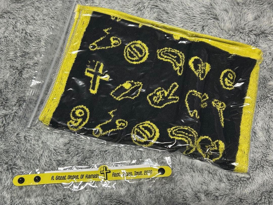 Reol れをる ハーメルンの⼤号令 パーカー ラバーバンド リバーシブルタオル