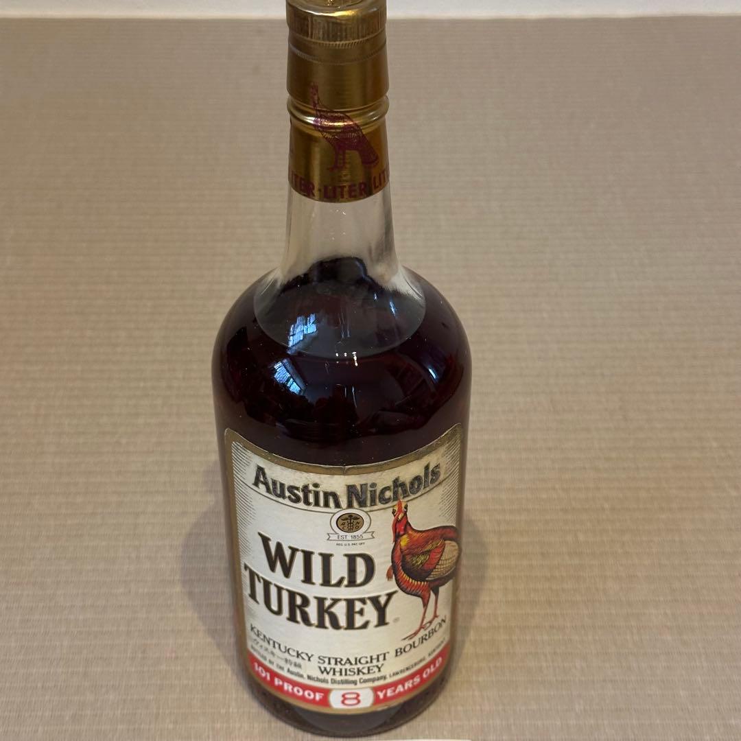 14. WILD TURKEY ワイルド ターキー 8年 未開栓 古酒 木箱有り