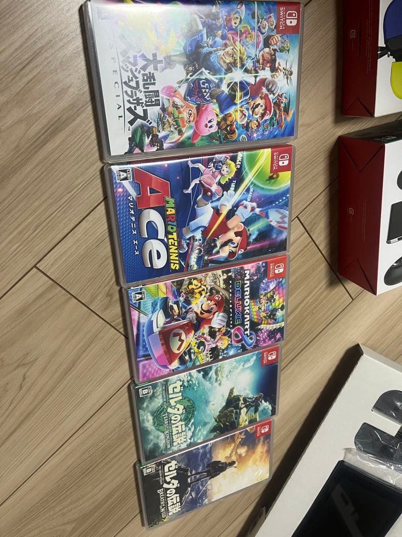 Nintendo Switch 本体 Joy-Con付き ゲーム5本セット