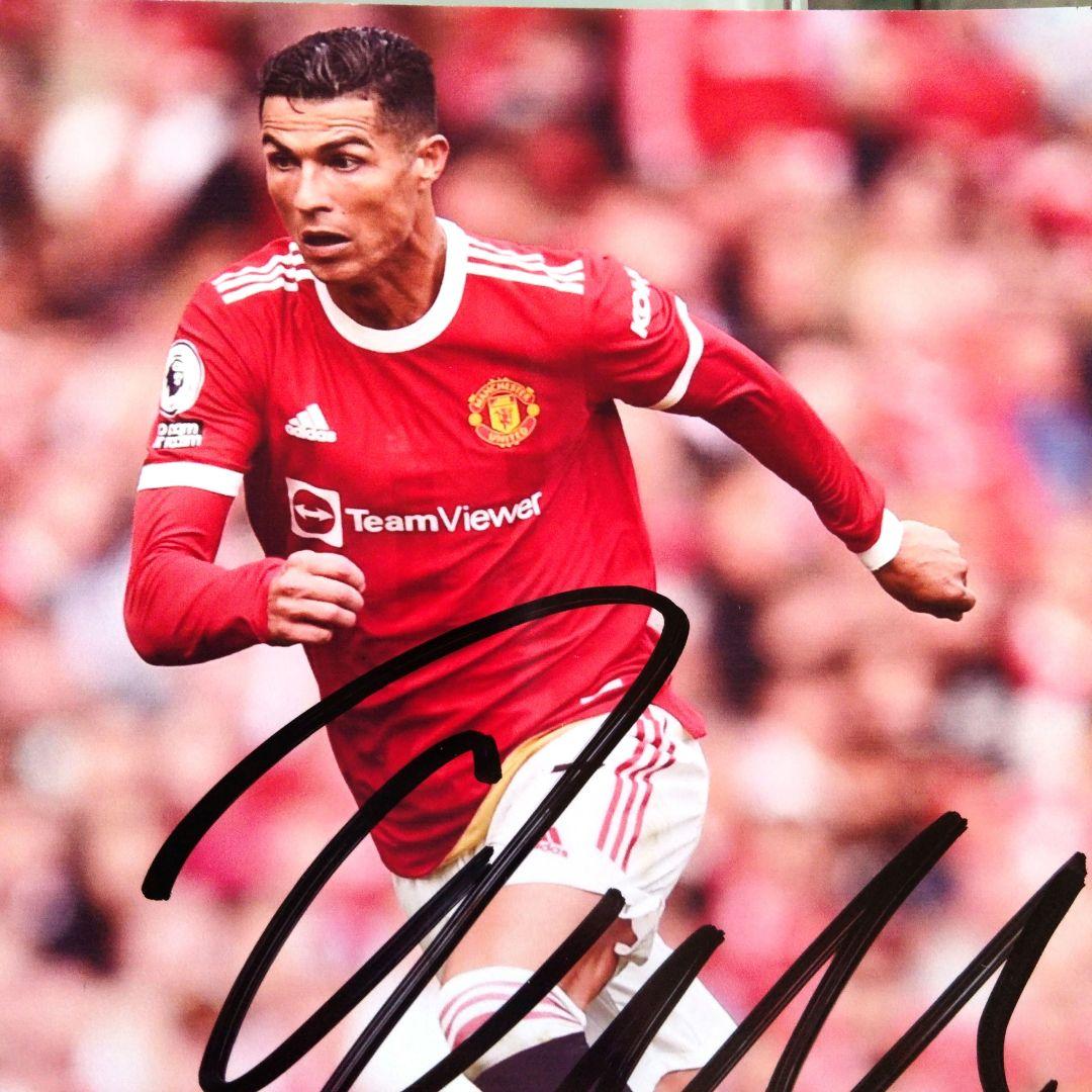 セール中…ロナウド直筆サイン入り2Lサイズ写真…