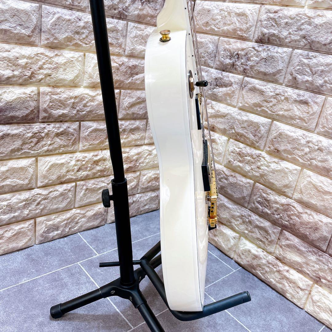 【音出し確認済み】メイソン　エレキギター　レスポール　ホワイト