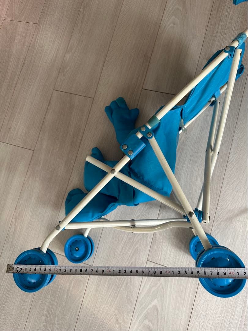 アメリカ購入ヴィンテージ 人形ストローラー　クッキーモンスター　セサミストリート