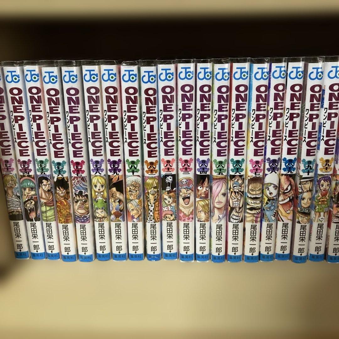 美品❗️全巻透明カバー付き❗️送料無料❗️ワンピース全巻1〜112巻 尾田栄一郎