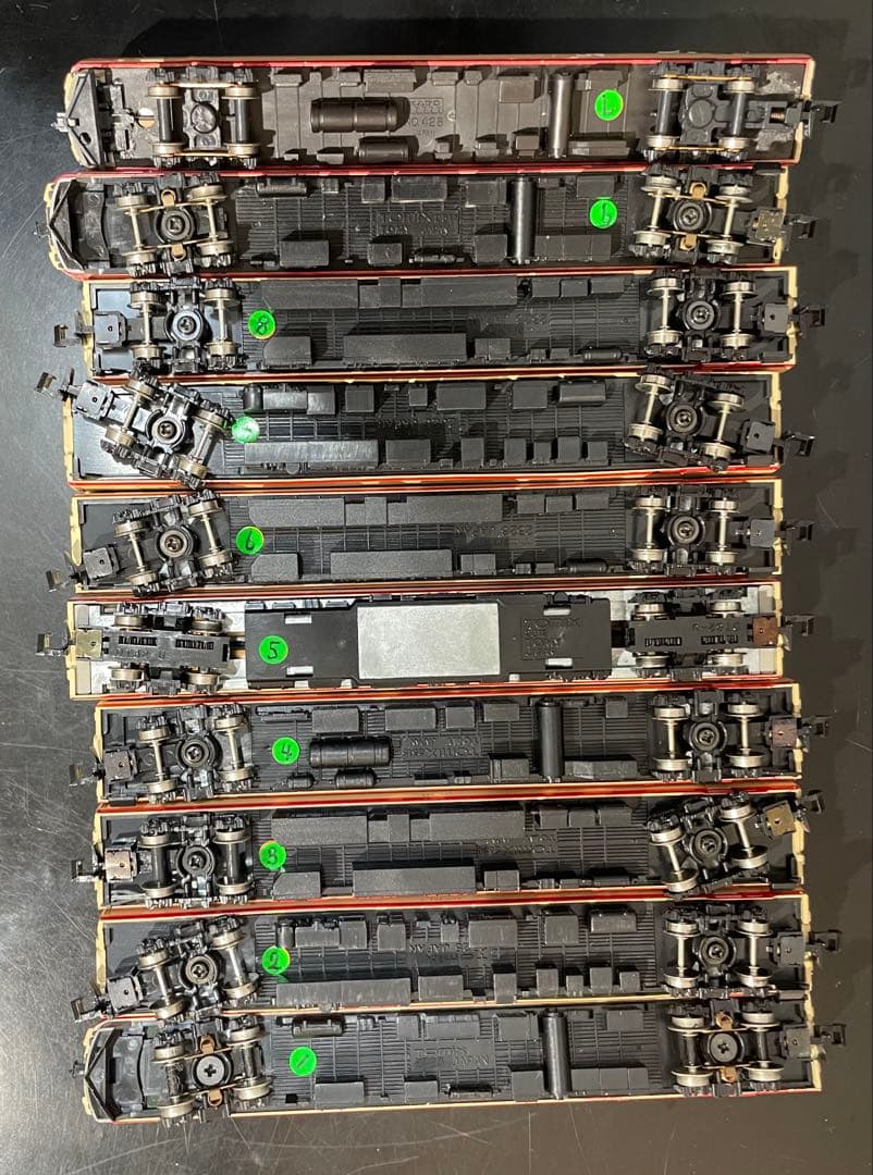 TOMIX 485系ひたち 9両セット＋１両 旧製品ジャンク 動作確認済み