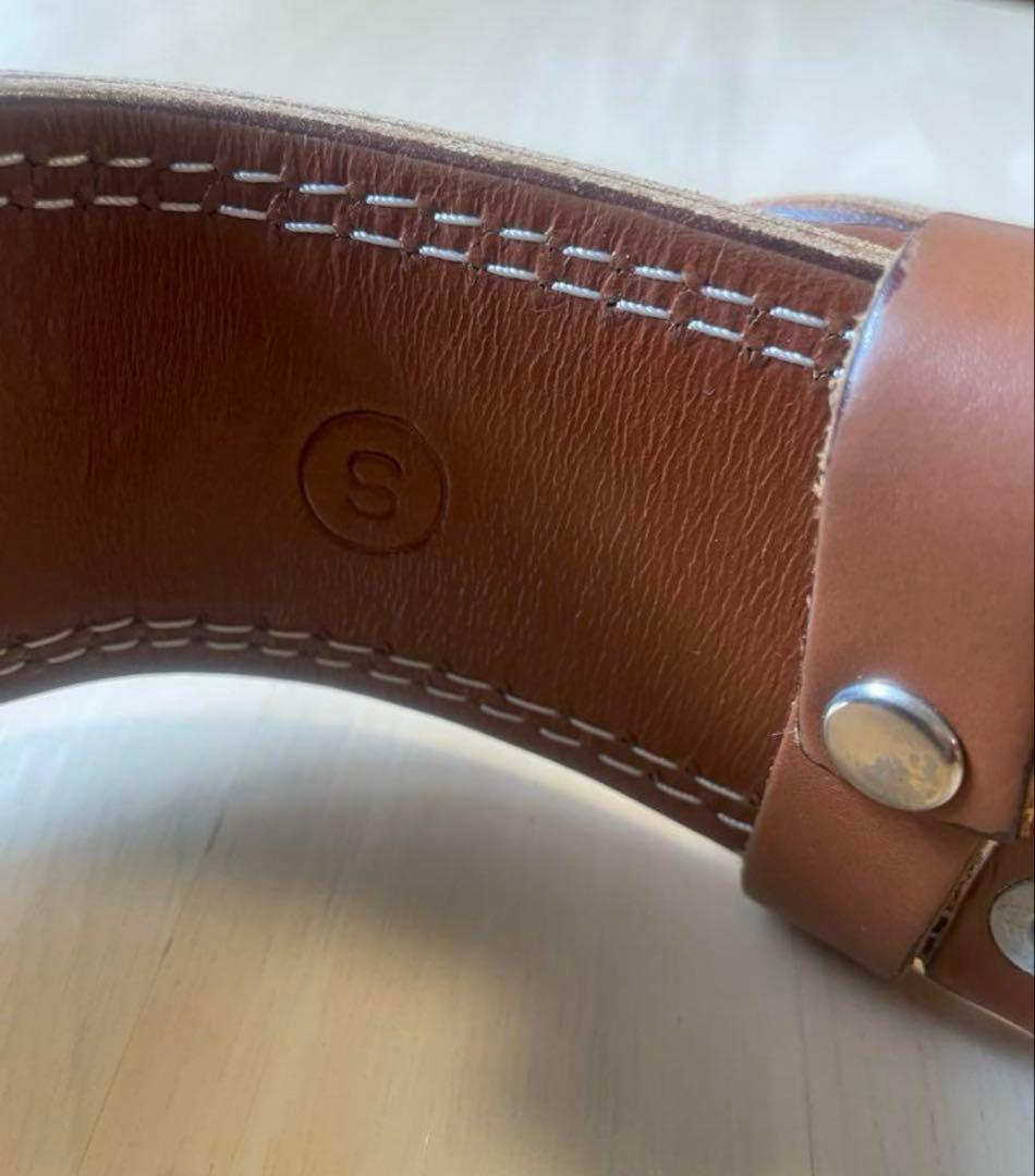 ゴールドジム　パワーベルト Sサイズ ブラウン