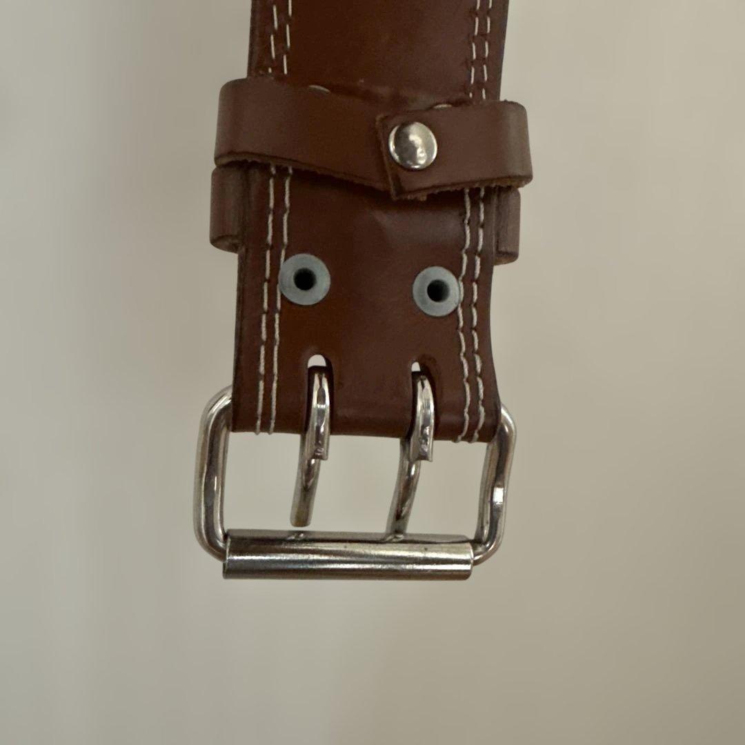 ゴールドジム　パワーベルト Sサイズ ブラウン