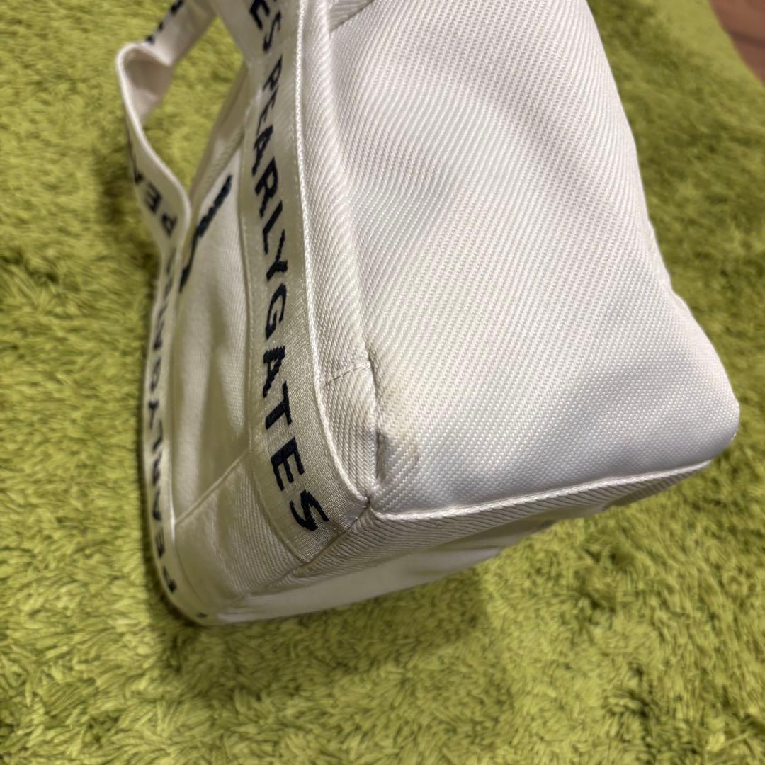 パーリーゲイツ PEARLYGATES カートバッグ ラウンドバッグ ホワイト系