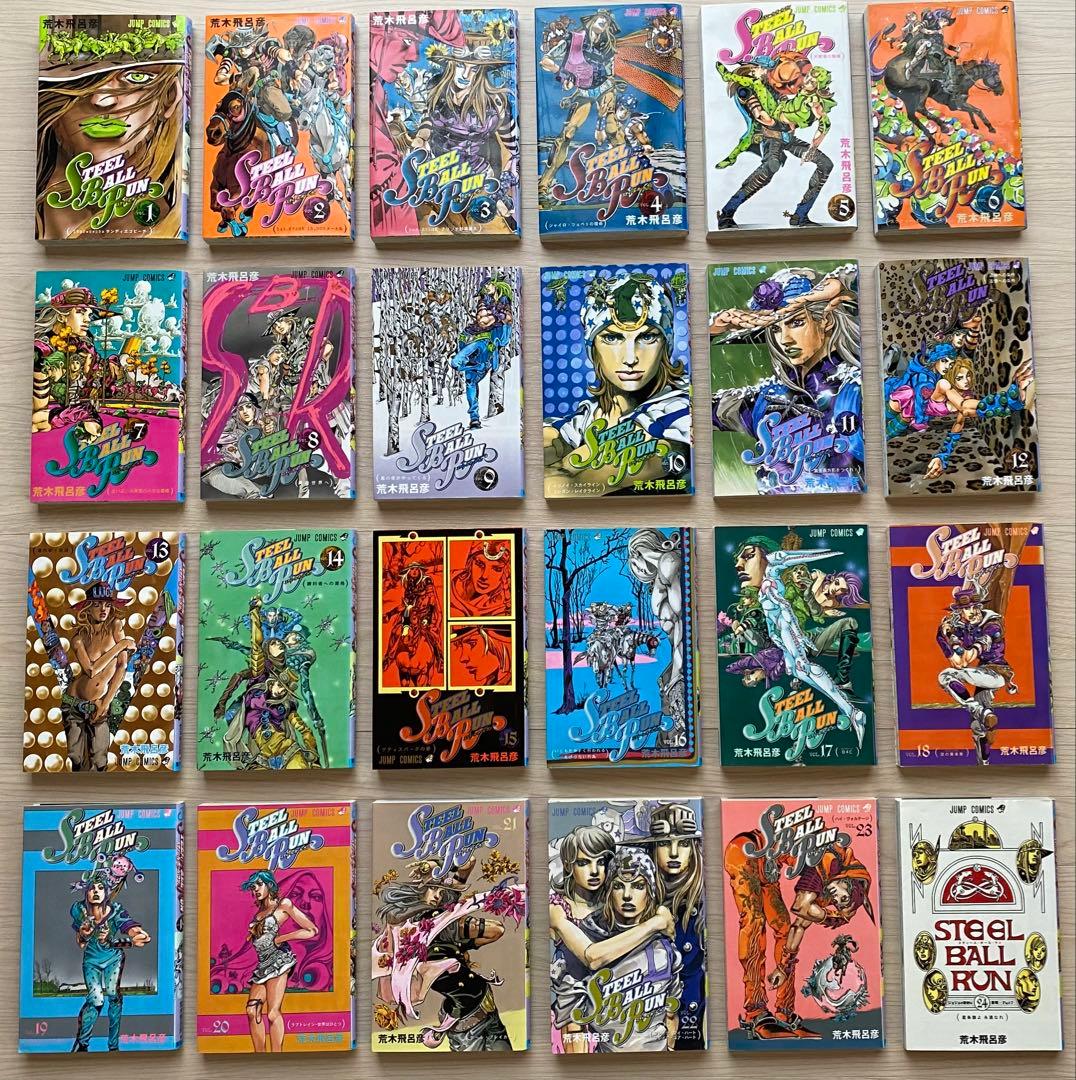 ジョジョの奇妙な冒険全巻(6・7・8部)