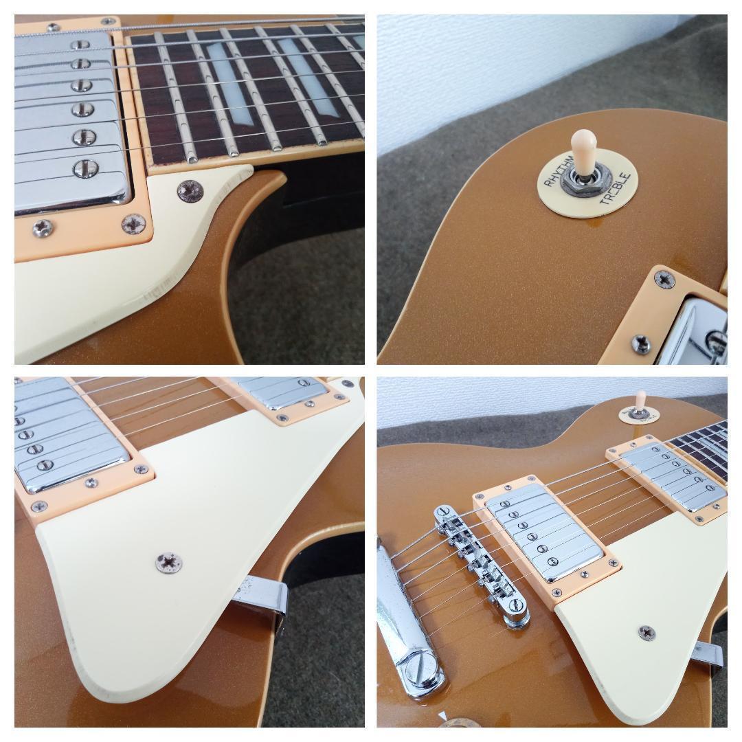 【整備済み】MONSTY レスポールタイプ ゴールドトップ（国産？）エレキギター