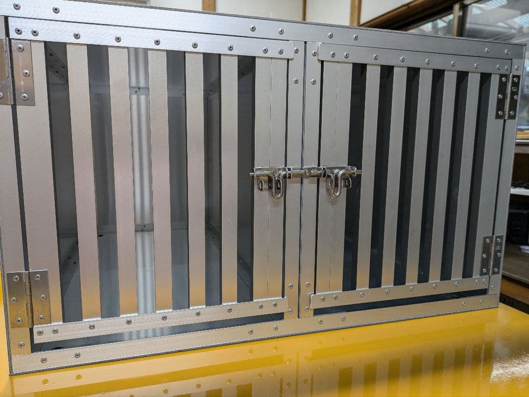 アルミドッグケージ 2頭用 ✳ 中型犬　車載用