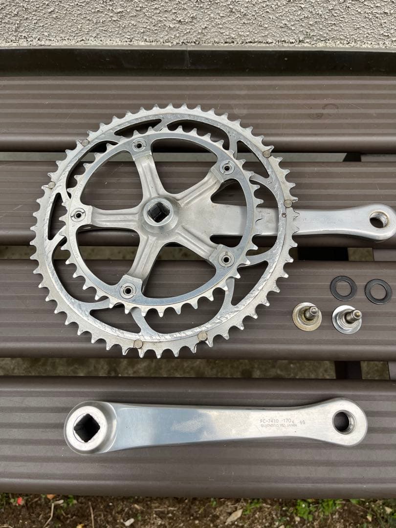 SHIMANOシマノデュラエース クランクFC-7410 53-39