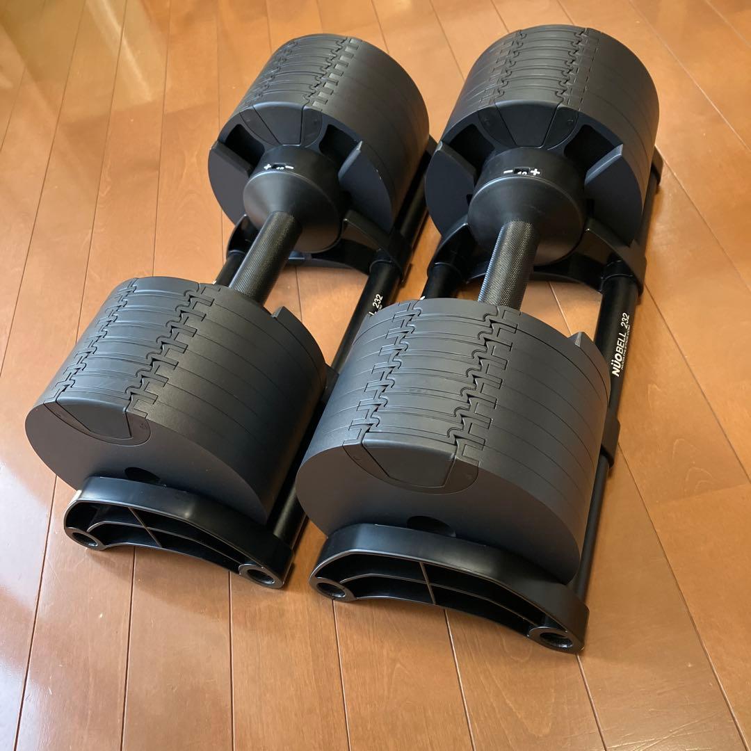 【直接引取　美品】フレックスベル32kg 2個セット　可変式ダンベル　NUO