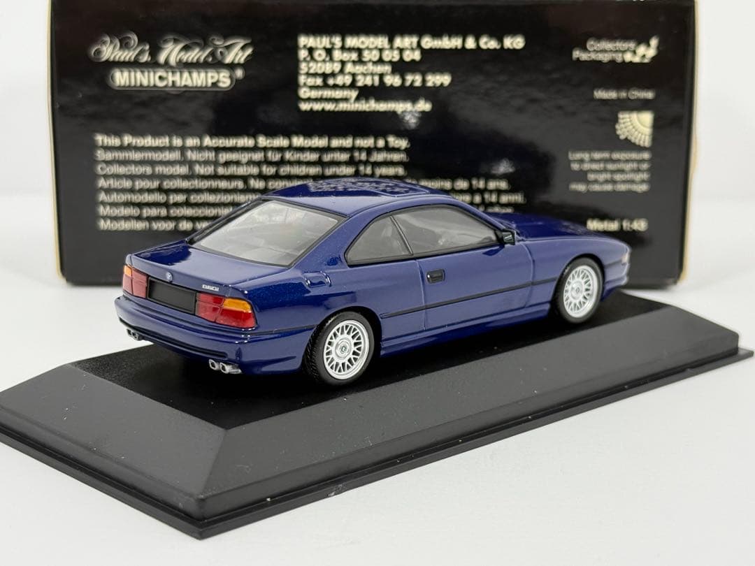 1/43  850i 8シリーズ 1991 ブルーメタリック