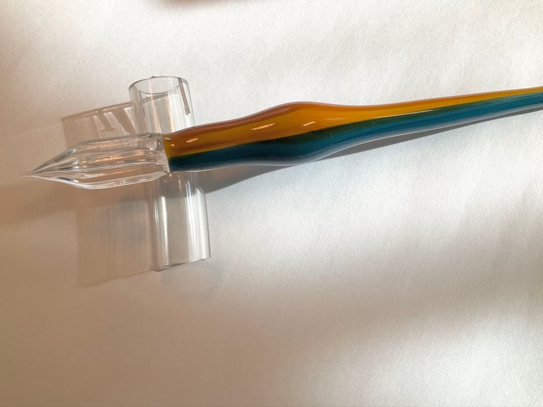 ガラス工房 aun　ガラスペン　カワセミ