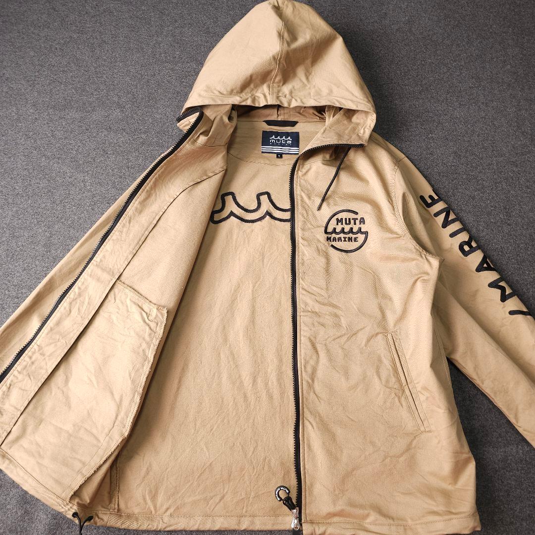 【ムータマリンゴルフ】ビッグロゴ 袖ロゴ 長袖ブルゾンジャケット パーカー 5