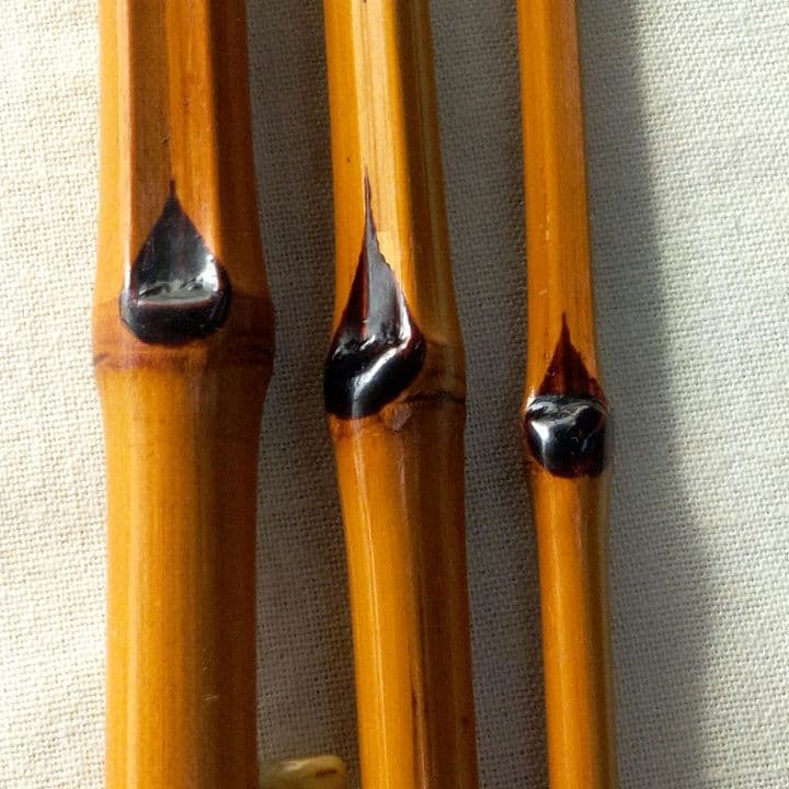 江戸和竿　東正　布袋竹・印籠中通し 3本継　ハゼ竿　細身・軽量竿　良品