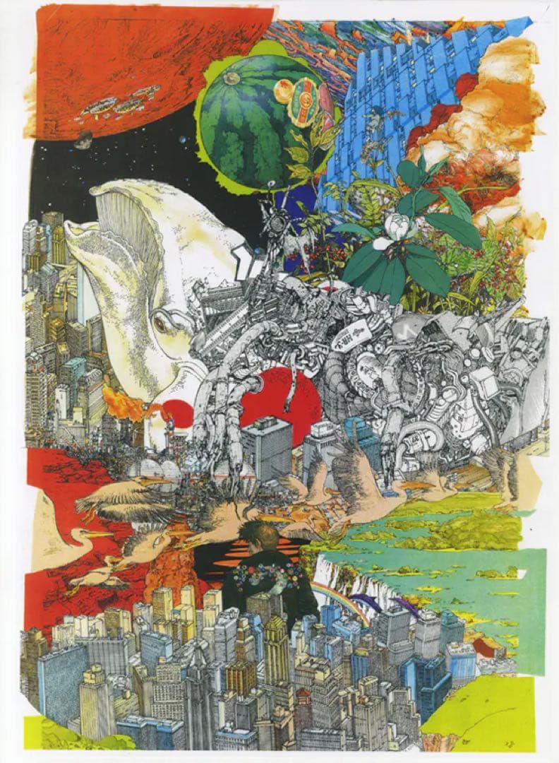 大友克洋　原画展　ポスター　GOOD WEATHER