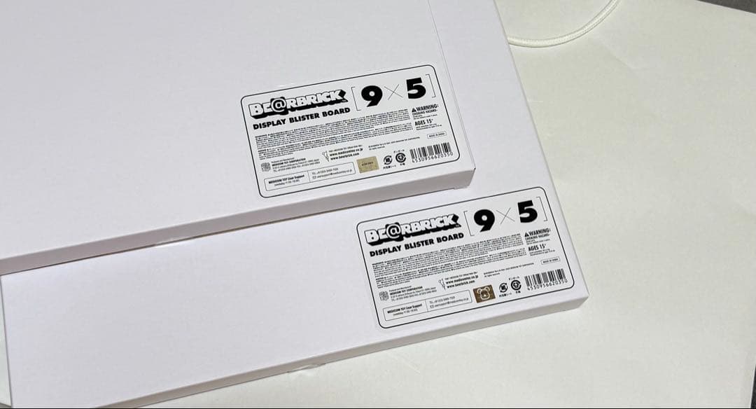BE@RBRICK DISPLAY BLISTER BOARD ［9x5］ 2枚