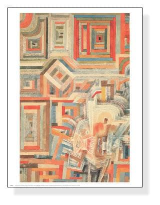 額装済/部分的に破壊した宮殿/パウル クレー