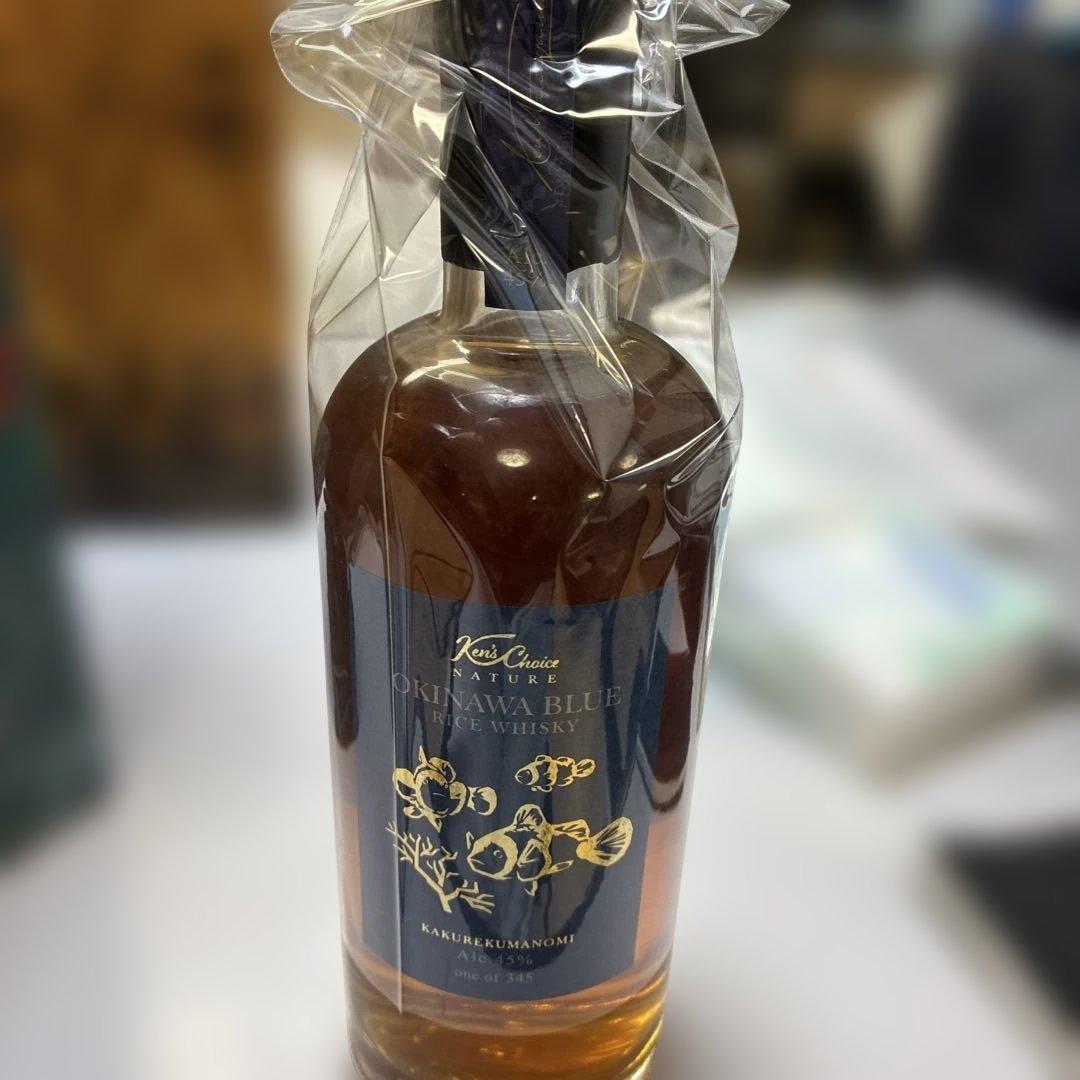 久米仙限定沖縄ブルーライスウィスキー　カクレクマノミ限定品　　定価11,800円
