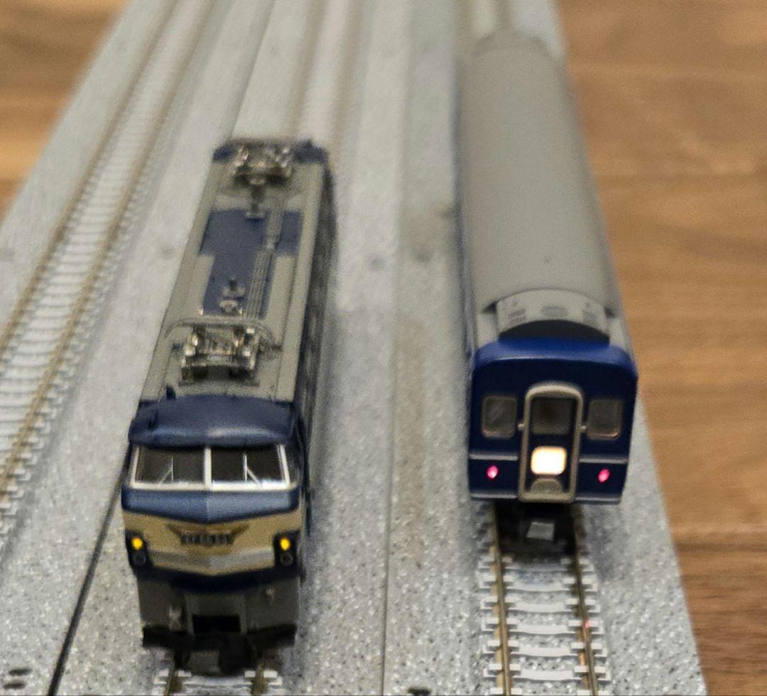 ブルートレイン 計10両(EF66と客車と電源車)