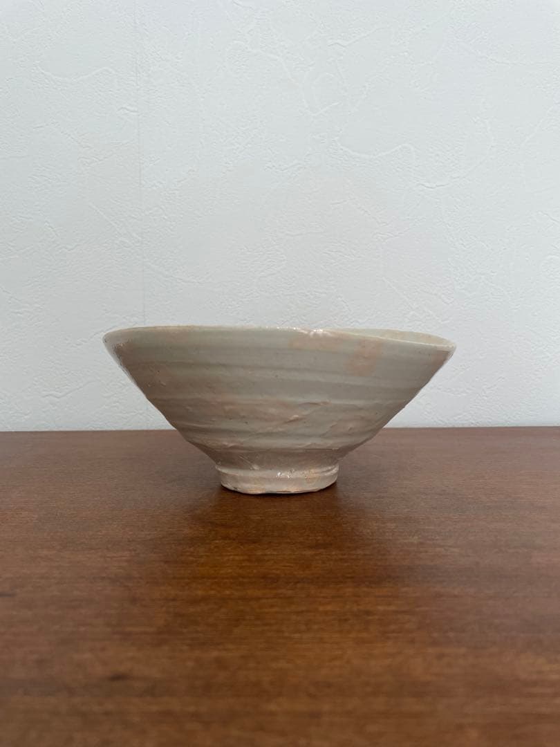 辻村史朗　作　白磁茶碗