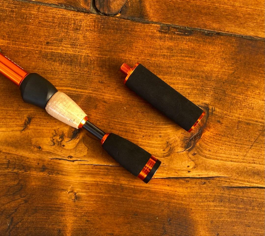 超軽量　カーボンロッド　8ピース　パックロッド　バスロッド　トラベルロッド　渓流