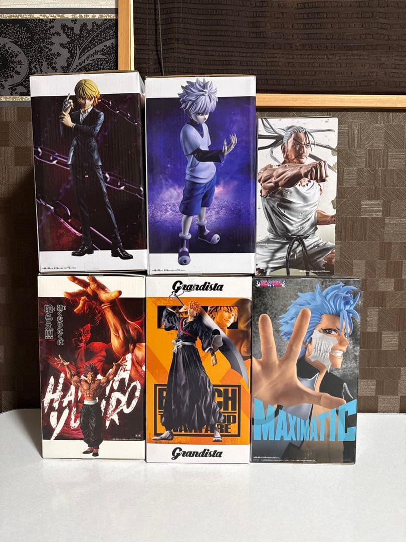 フィギュア　６点(ハンターハンター　ブリーチ　刃牙)