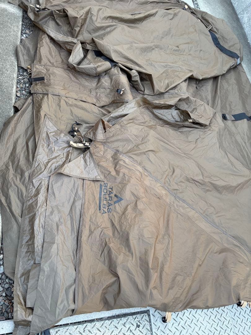 タラスプルバ　グラムキャタピラージュニア2 グランドシート付き　引き取り可