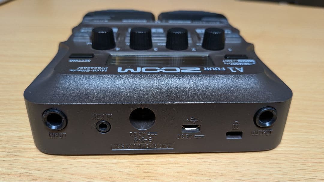 zoom A1 FOUR アダプター付き