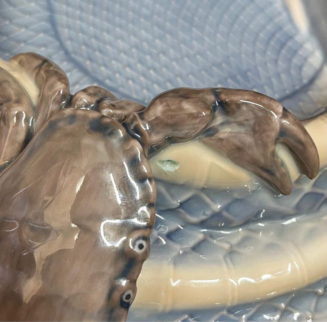 ★訳あり特価 魚篭の魚とカニ ビングオーグレンダール 皿 ロイヤルコペンハーゲン