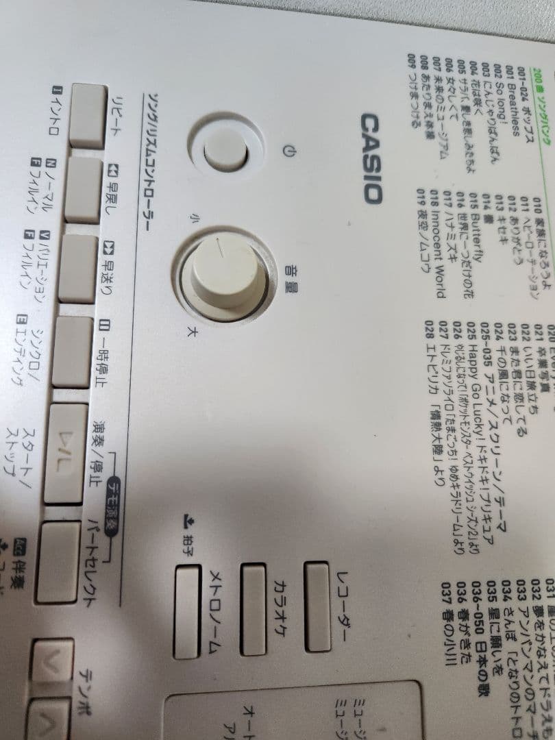 CASIO LK-218 CASIO 電子ピアノ　光ナビゲーション※台別売り