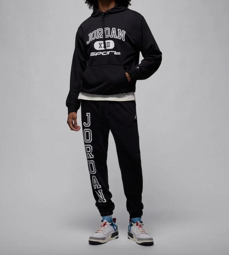 L 黒 ブラック ジョーダン スウェット パーカー パンツ 上下セット