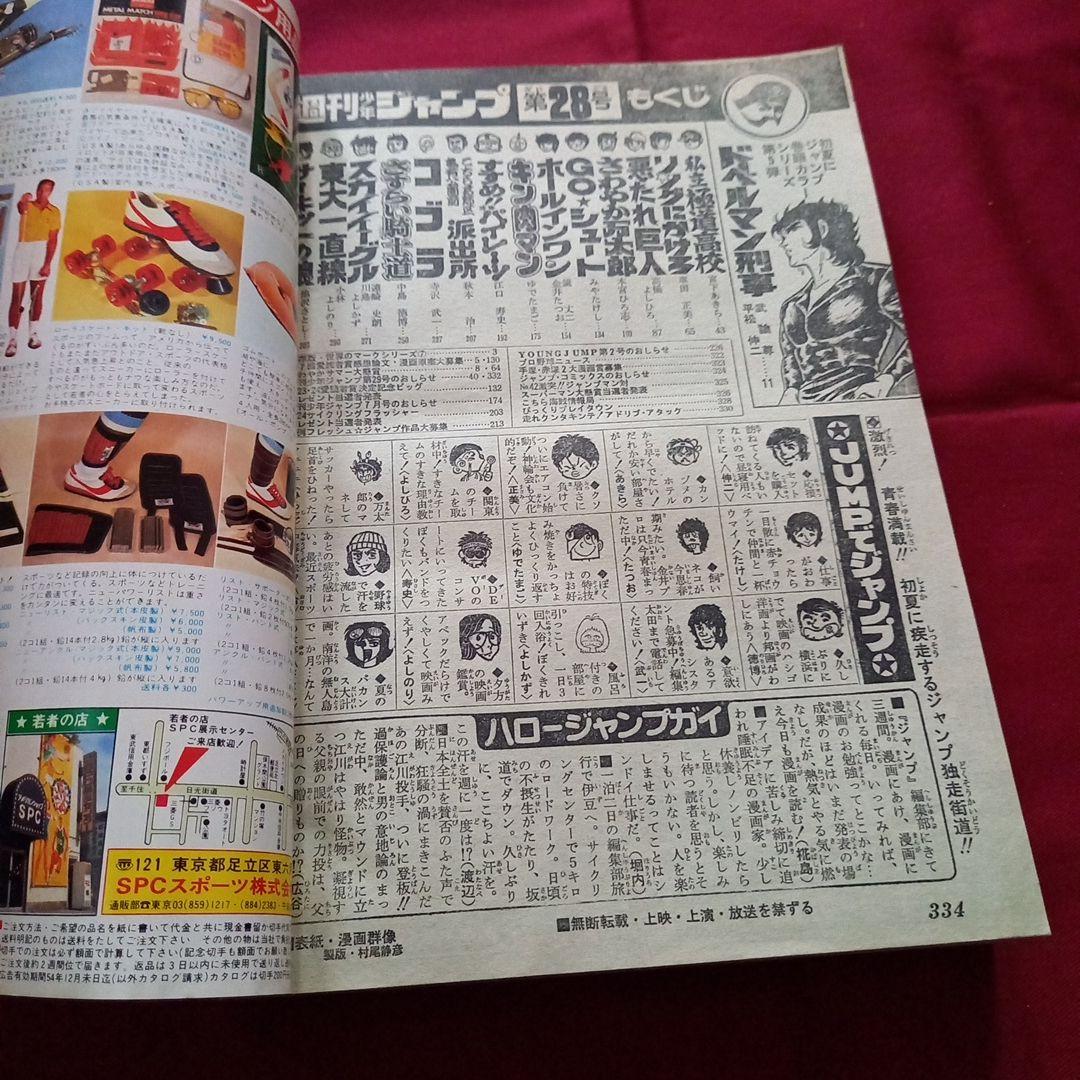 【当時物美品】週刊 少年 ジャンプ 1979年28号 漫画 アニメ