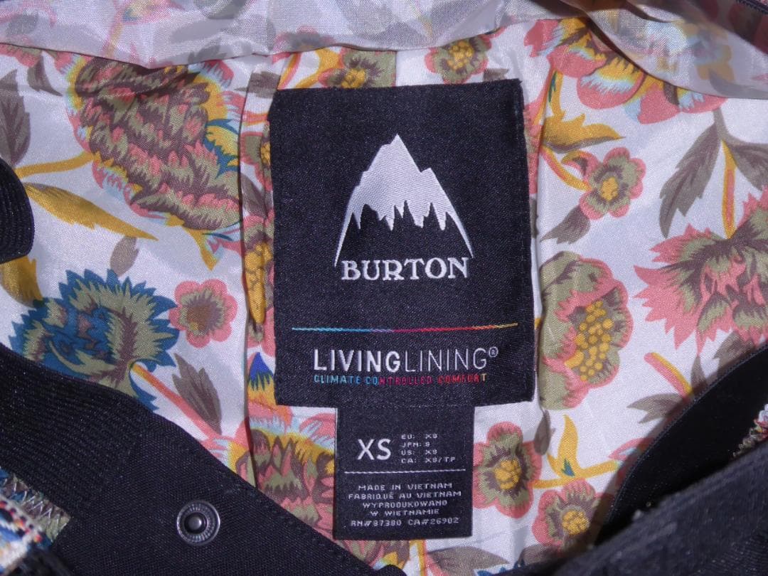 ■ USED美品！BURTON スノーボード用パンツ ブラック Sサイズ ■