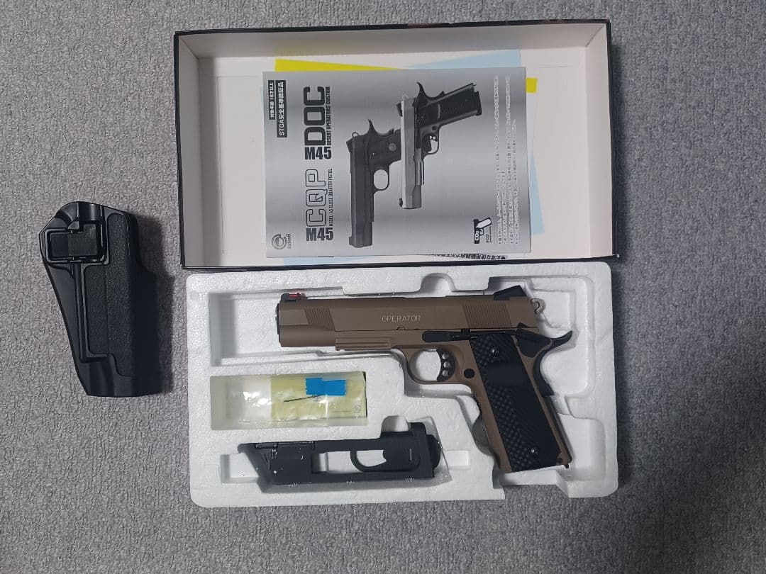 Carbon8(カーボネイト) M45DOC CO2 GBB & ホルスター