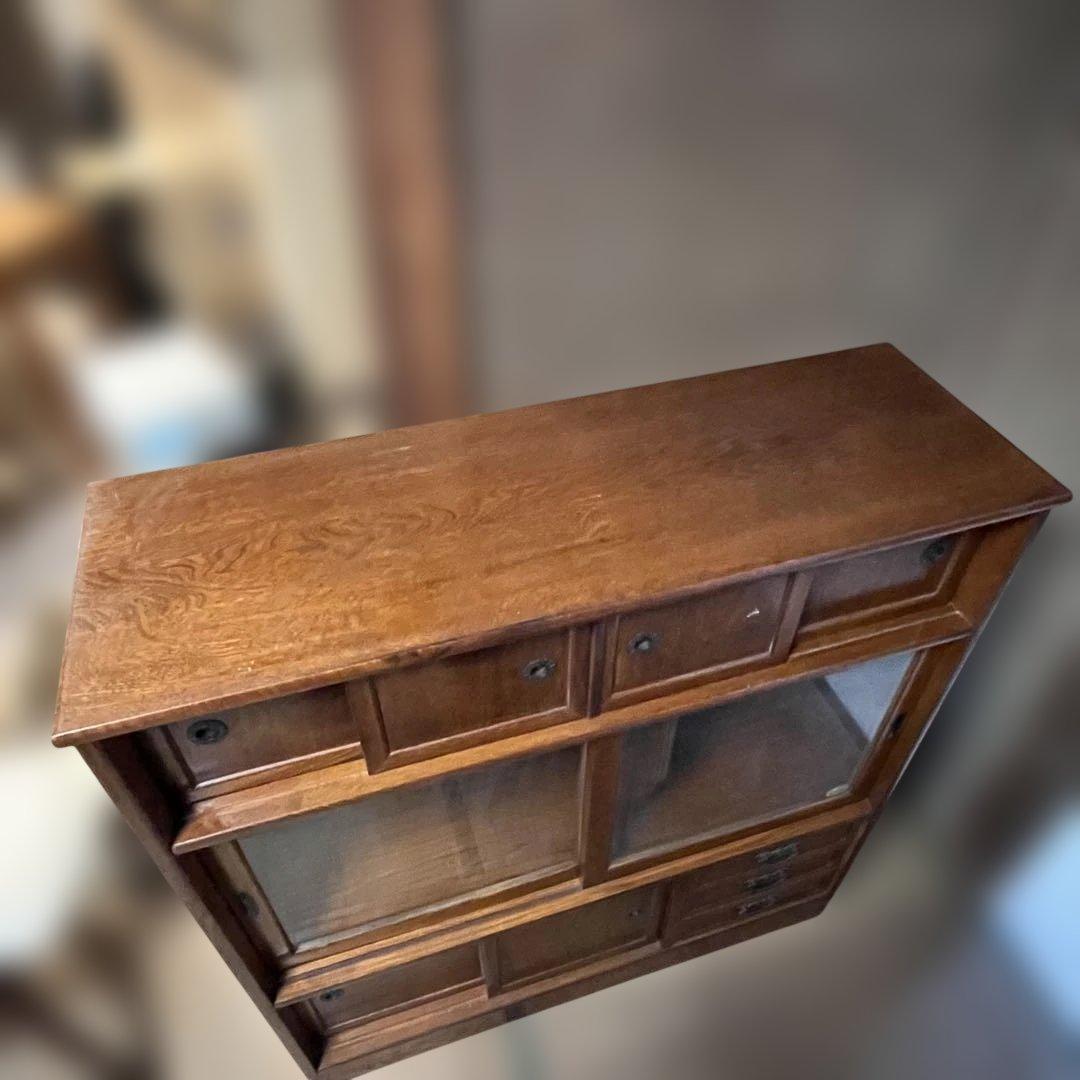 和家具 茶棚 サイドボード 水屋箪笥 木製収納