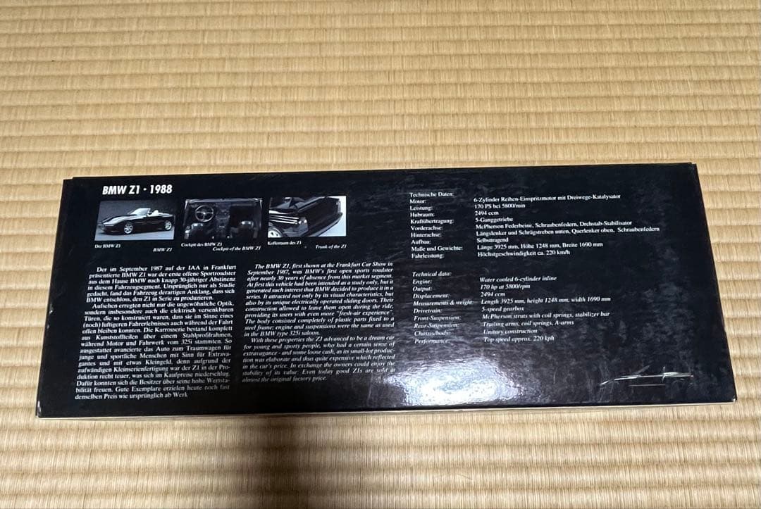 PONミニチャンプス  Z1 1988 ブラック autoart