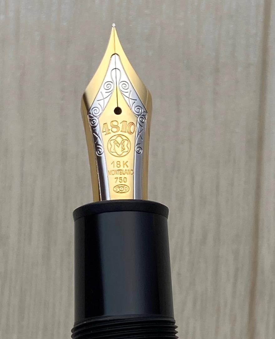 超美品 モンブラン 149 18K (EF) 極細750 万年筆 インク・付属品