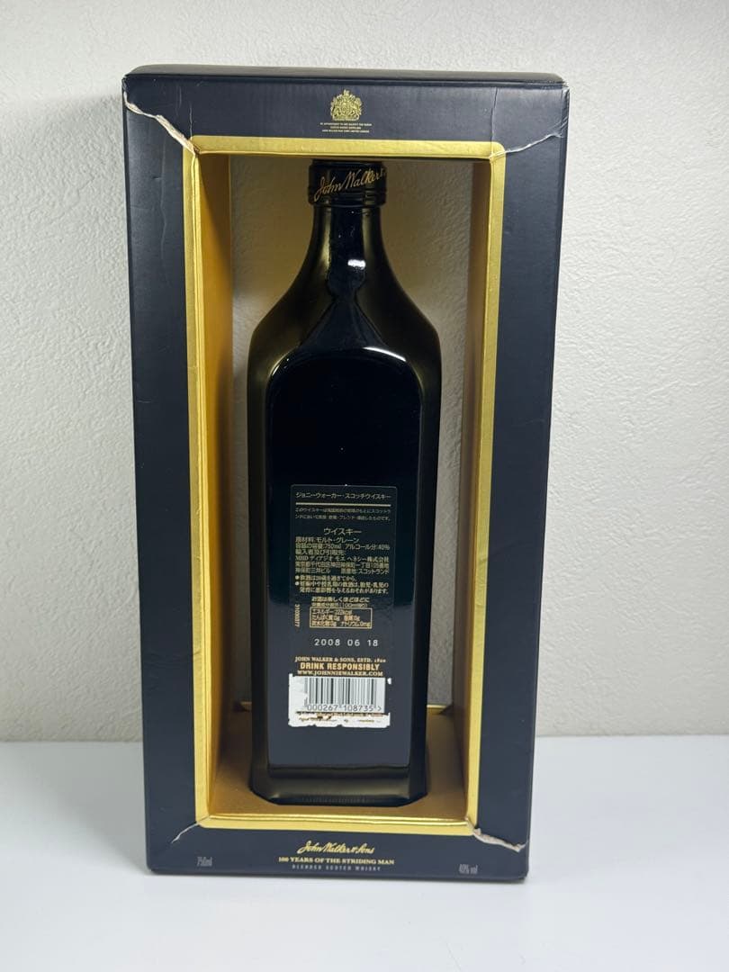 希少・ジョニーウォーカー ブラックラベル 12年 100周年記念 アニバーサリー