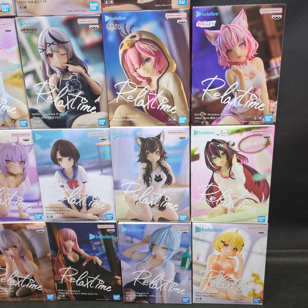 博衣こより　ラプラス　宝鐘マリン　白上フブキ　他　リラックスタイム　フィギュア②