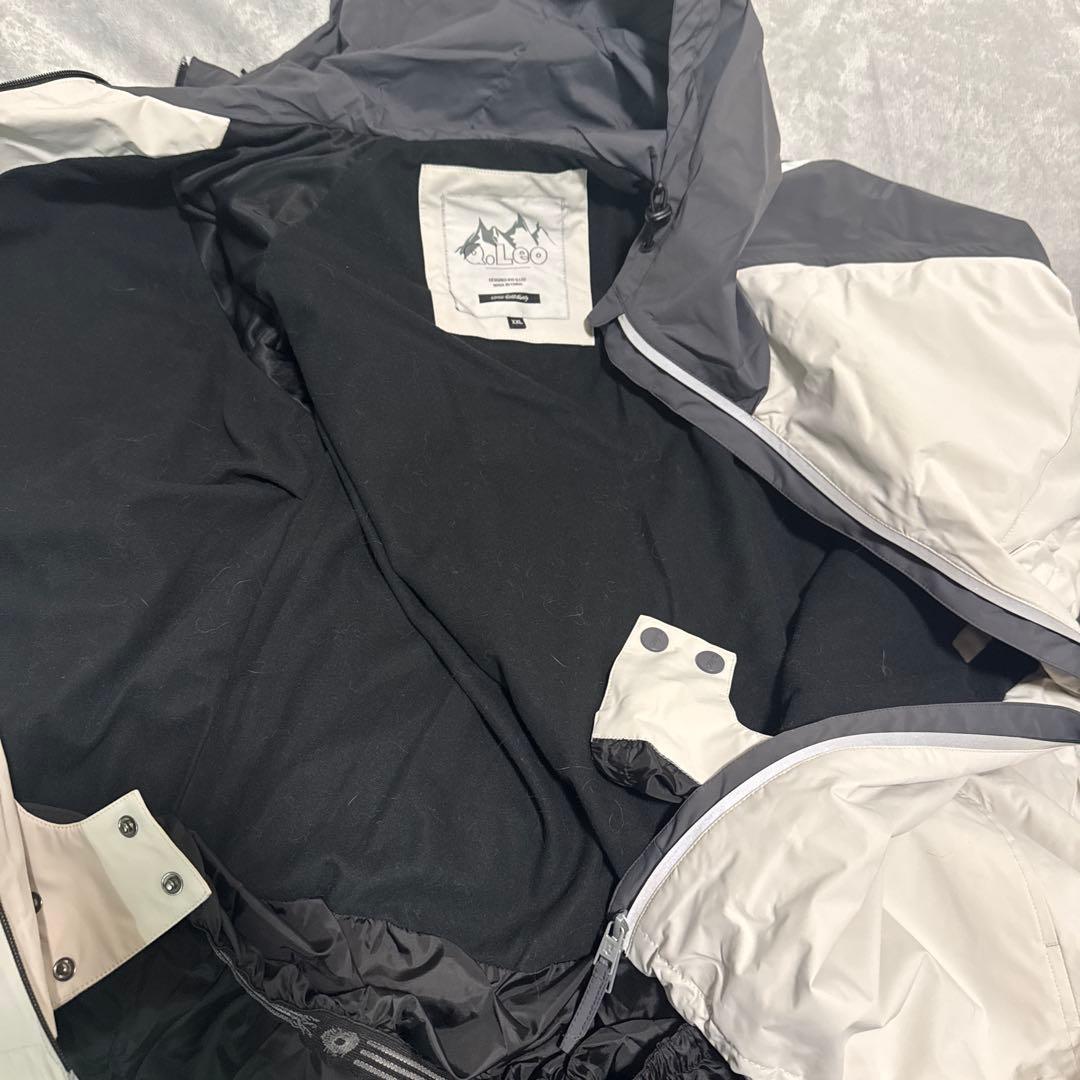 スノーボードウェア グレーとホワイト グラトリ 韓国